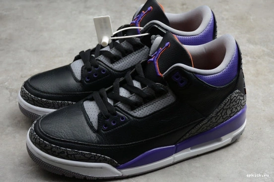 Cheap EP Air Jordan Purple Black CT8532-050 Court Retro 3 CT8532-050 0119